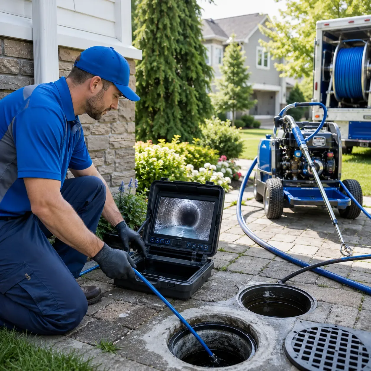 Outdoor drain cleaning professionals serving La Grange, TN